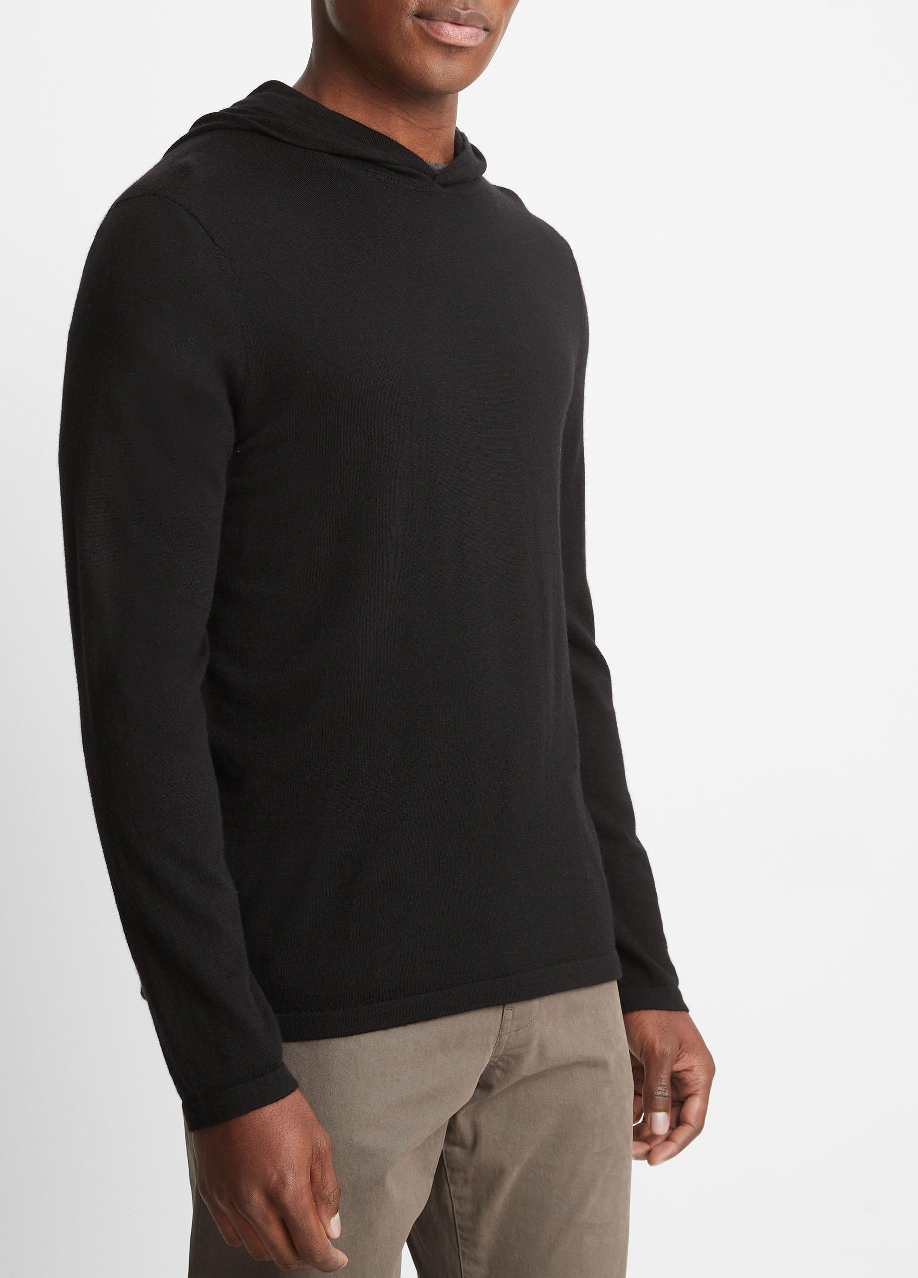 Featherweight Wool Cashmere Pullover Hoodie Product Image