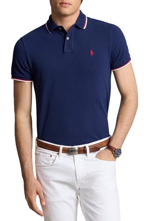 Polo Ralph Lauren Solid Cotton Polo Shirt Product Image