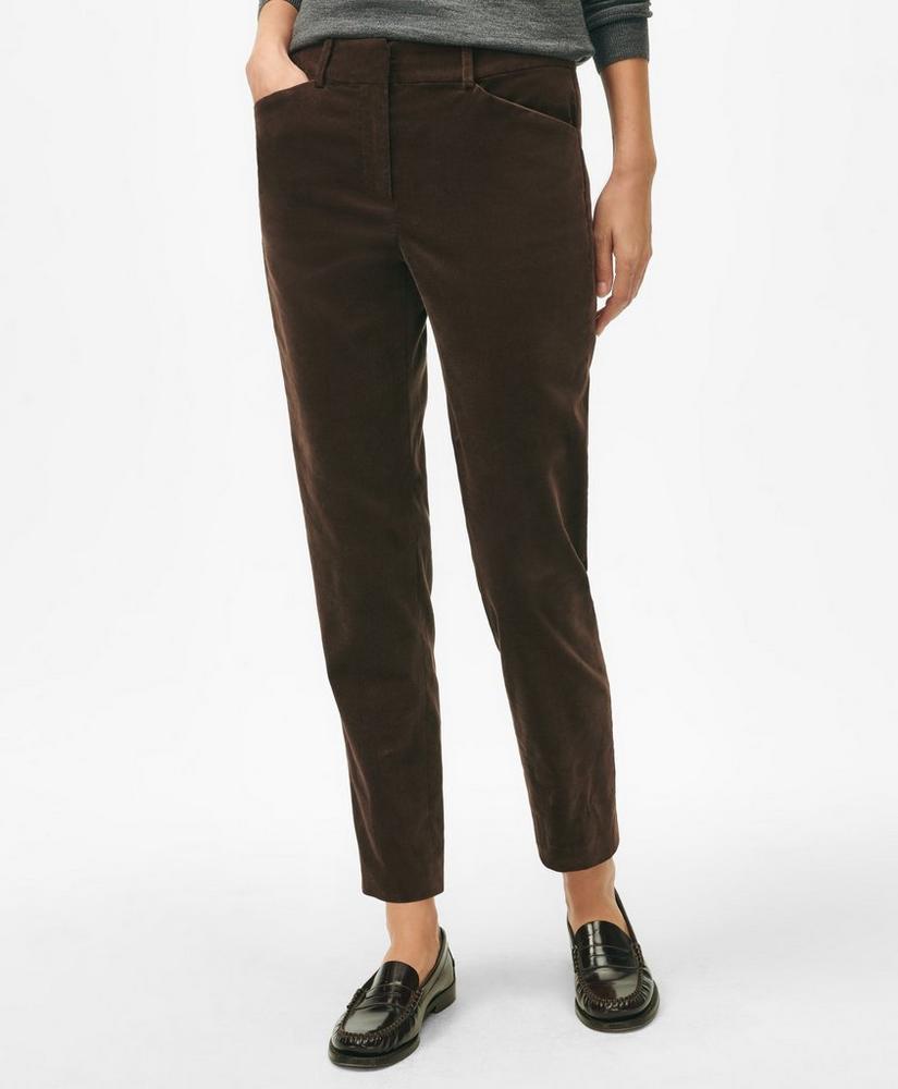 Slim Pants in Velvet Cotton Blend product image