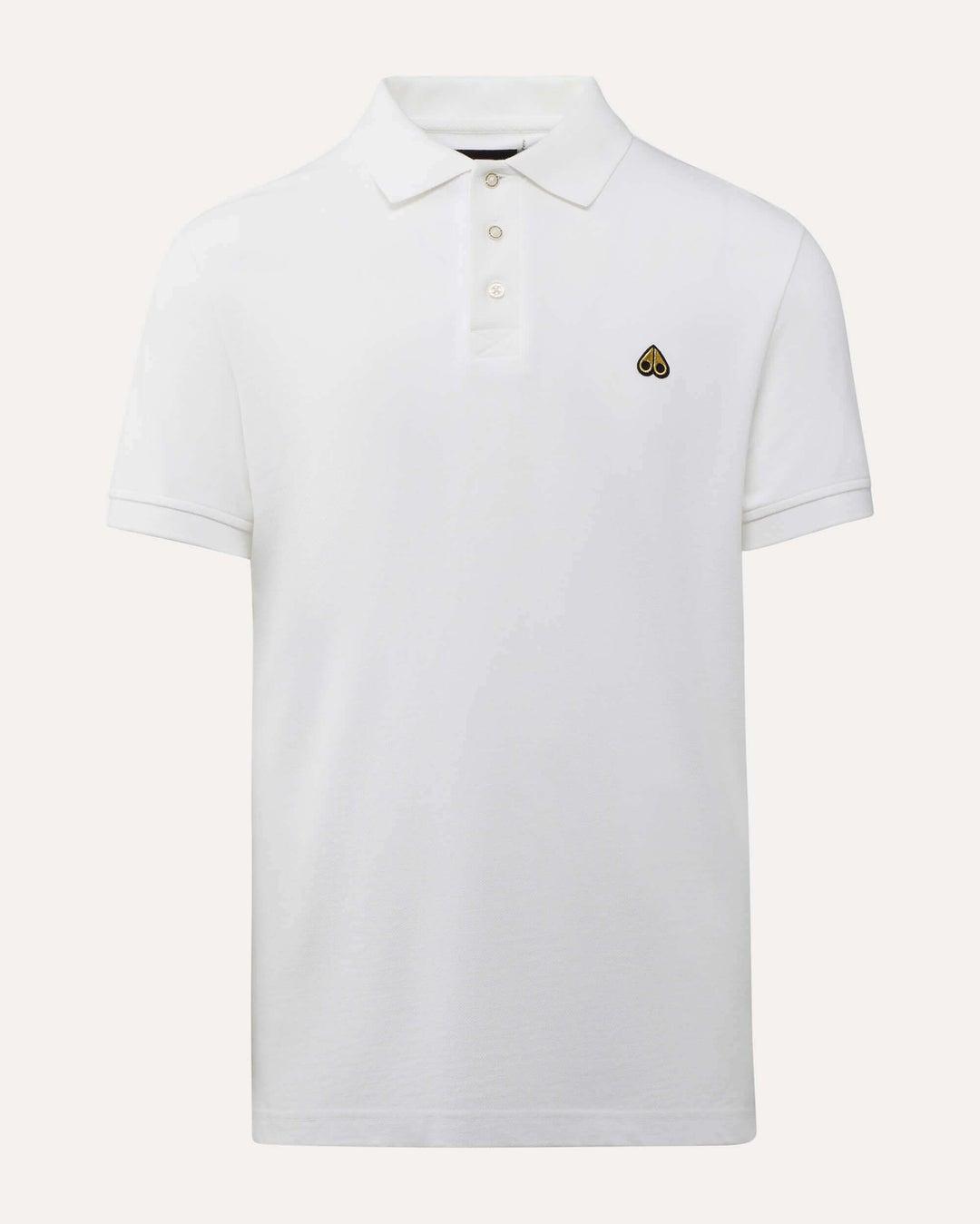 Moose Knuckles Gold Pique Polo Male Product Image