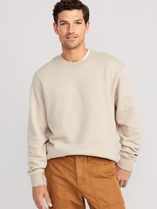 Oversized Crew-Neck Sweatshirt Product Image