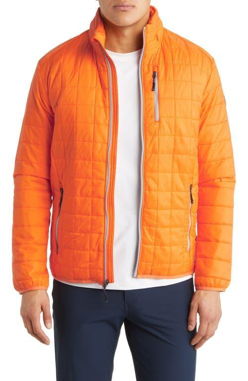 Cutter & Buck Rainier Primaloft Eco Full Zip Jacket (Satsuma) Men's Clothing Product Image