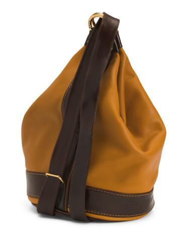 Leather Sling Backpack for Women Product Image