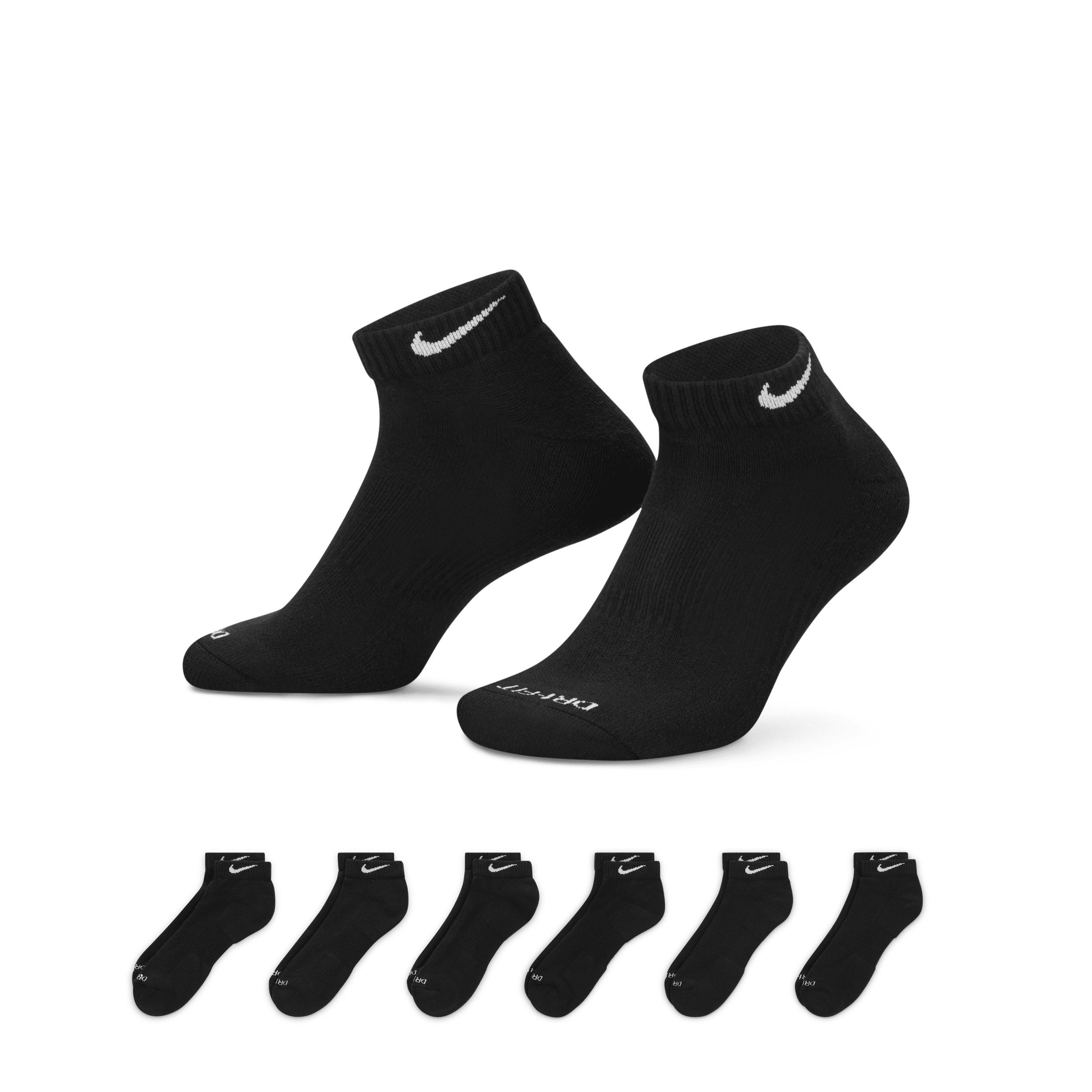 Nike Unisex Everyday Plus Cushioned Training Low Socks (6 Pairs) Product Image