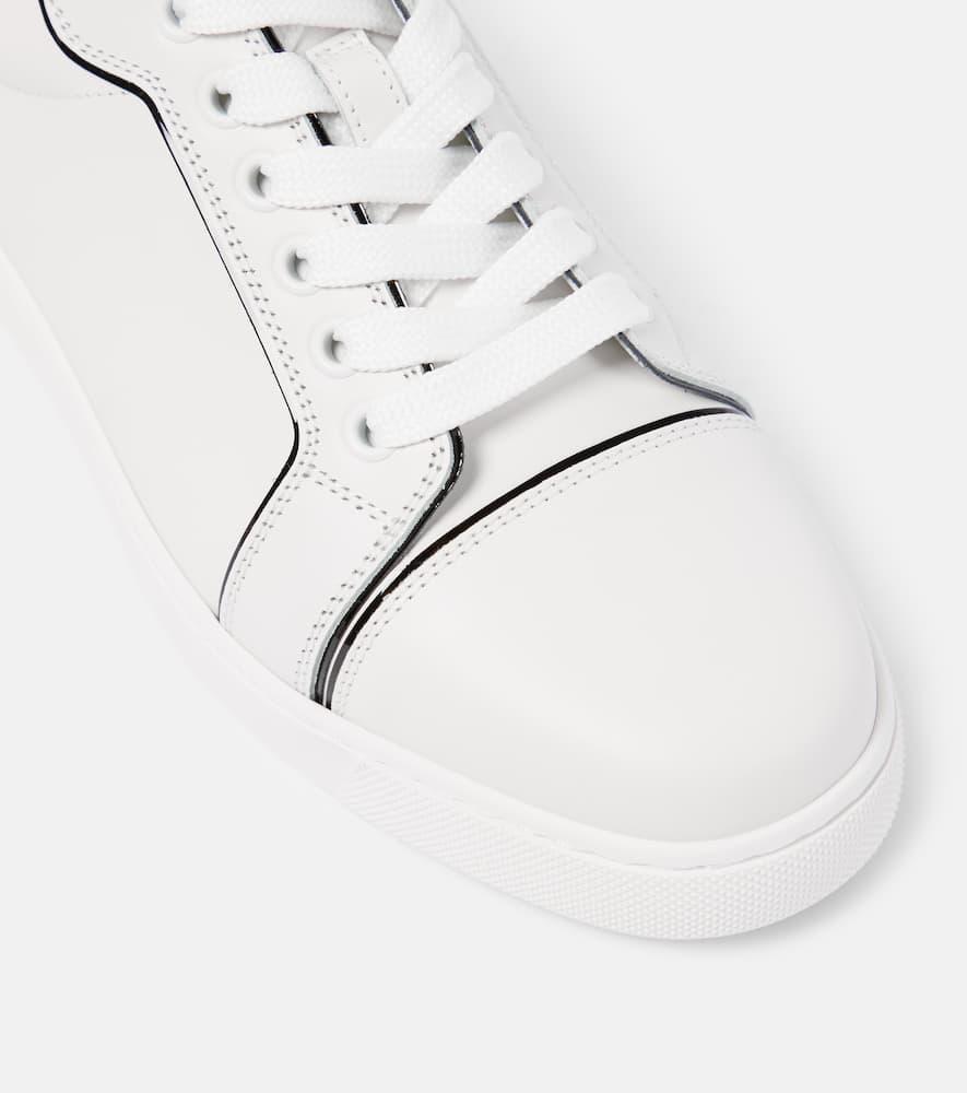 CHRISTIAN LOUBOUTIN Fun Vieira Leather Trainers In White Product Image