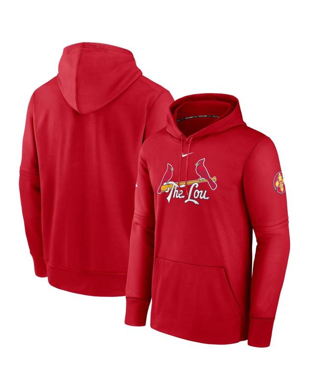 Nike Mens St. Louis Cardinals 2024 City Connect Authentic Collection Practice Performance Pullover Hoodie Product Image