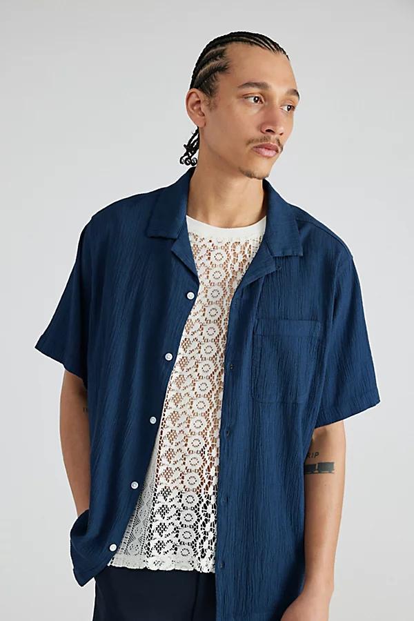 Standard Cloth Liam Crinkle Shirt Top Mens at Urban Outfitters Product Image