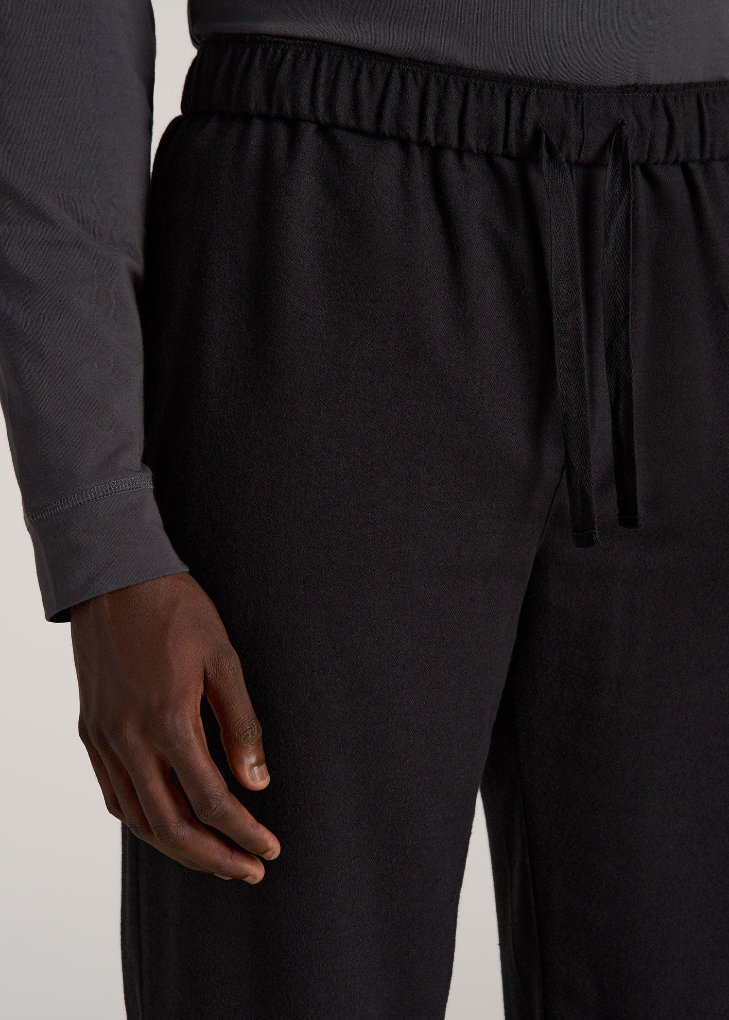 Pajama Pants for Tall Men in Charcoal Mix Male Product Image