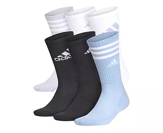 Adidas Men's Athletic Cushioned Crew Socks 6 Pairs Product Image