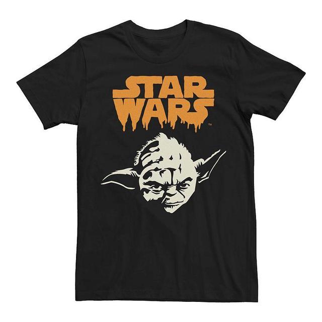 Mens Star Wars Yoda Halloween Logo Graphic Tee Product Image