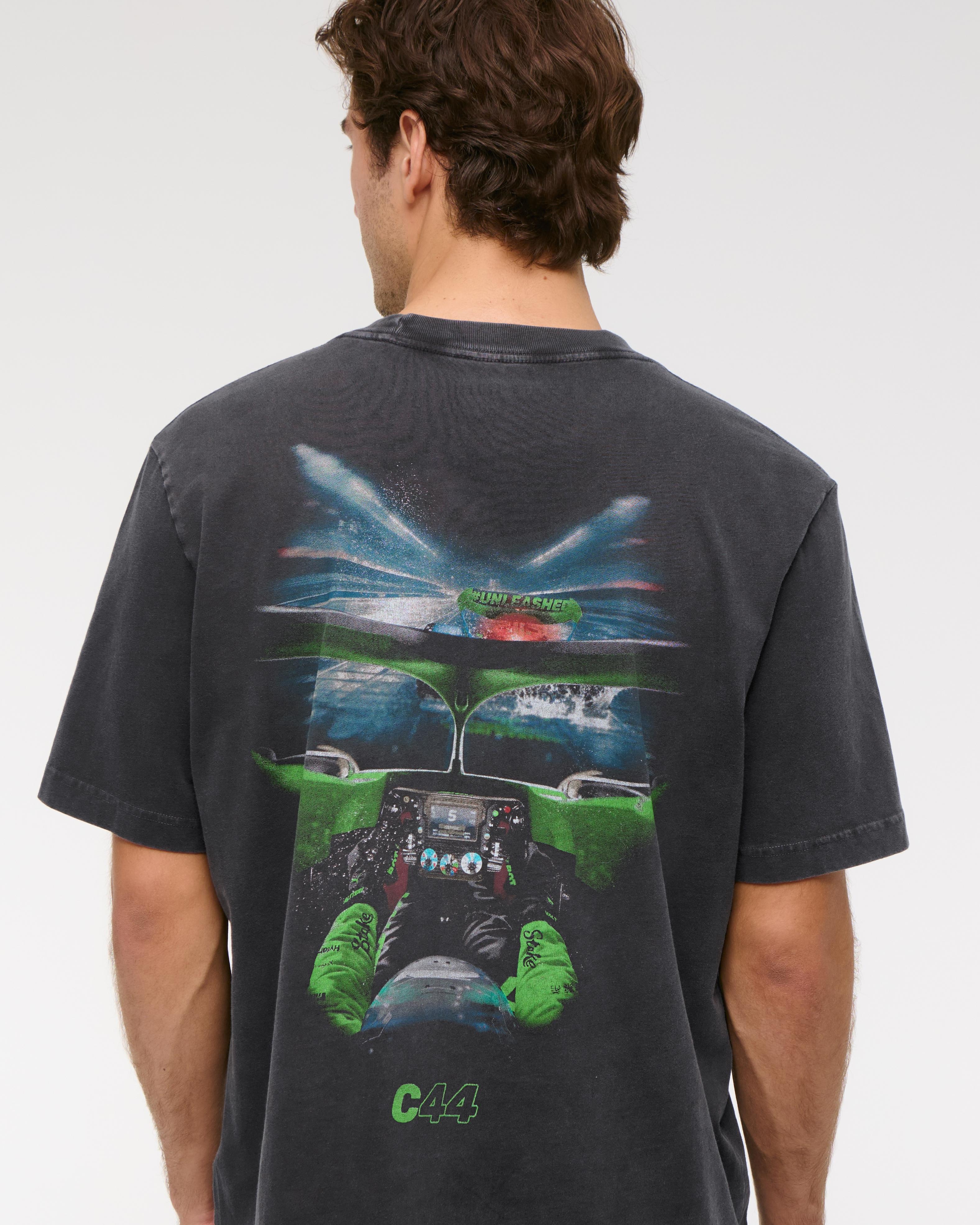 Sauber Vintage-Inspired Graphic Tee Product Image