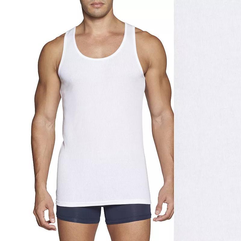 Mens Tommy Hilfiger 3-pack Cotton Classic Tank Top with Moisture Wicking Product Image