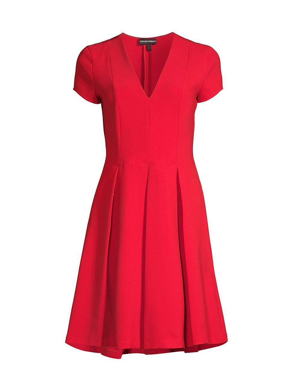 Womens Paneled Fit-And-Flare Minidress Product Image