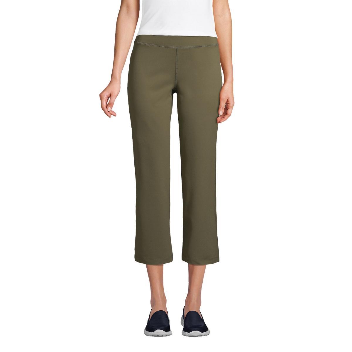 Lands End Womens Active Crop Yoga Pants Product Image