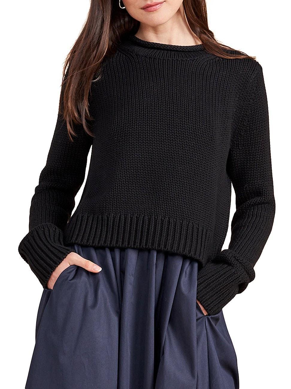 Womens Solid Marina Sweater Product Image