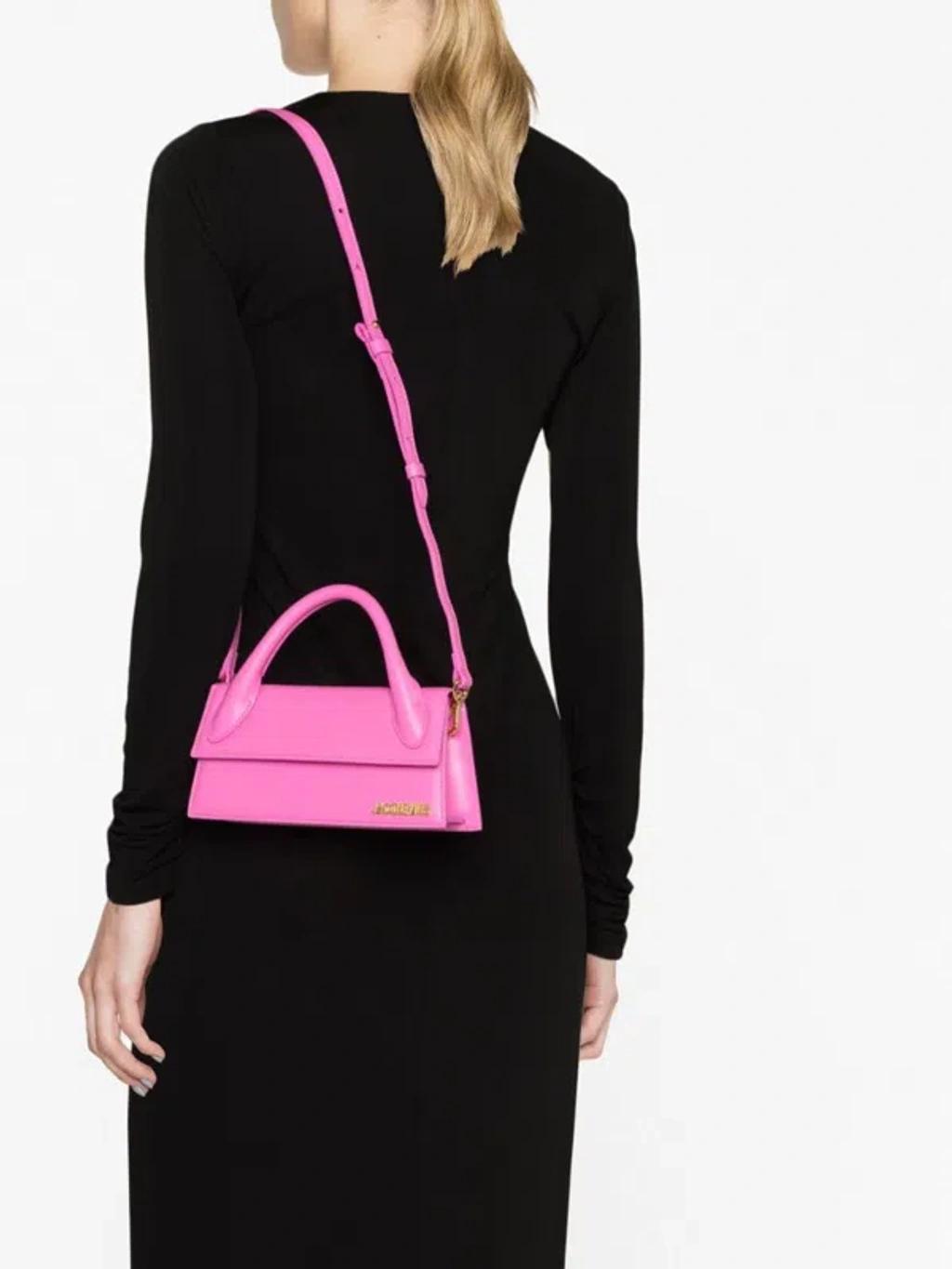 JACQUEMUS Le Chiquito Long Handbag In Pink Product Image