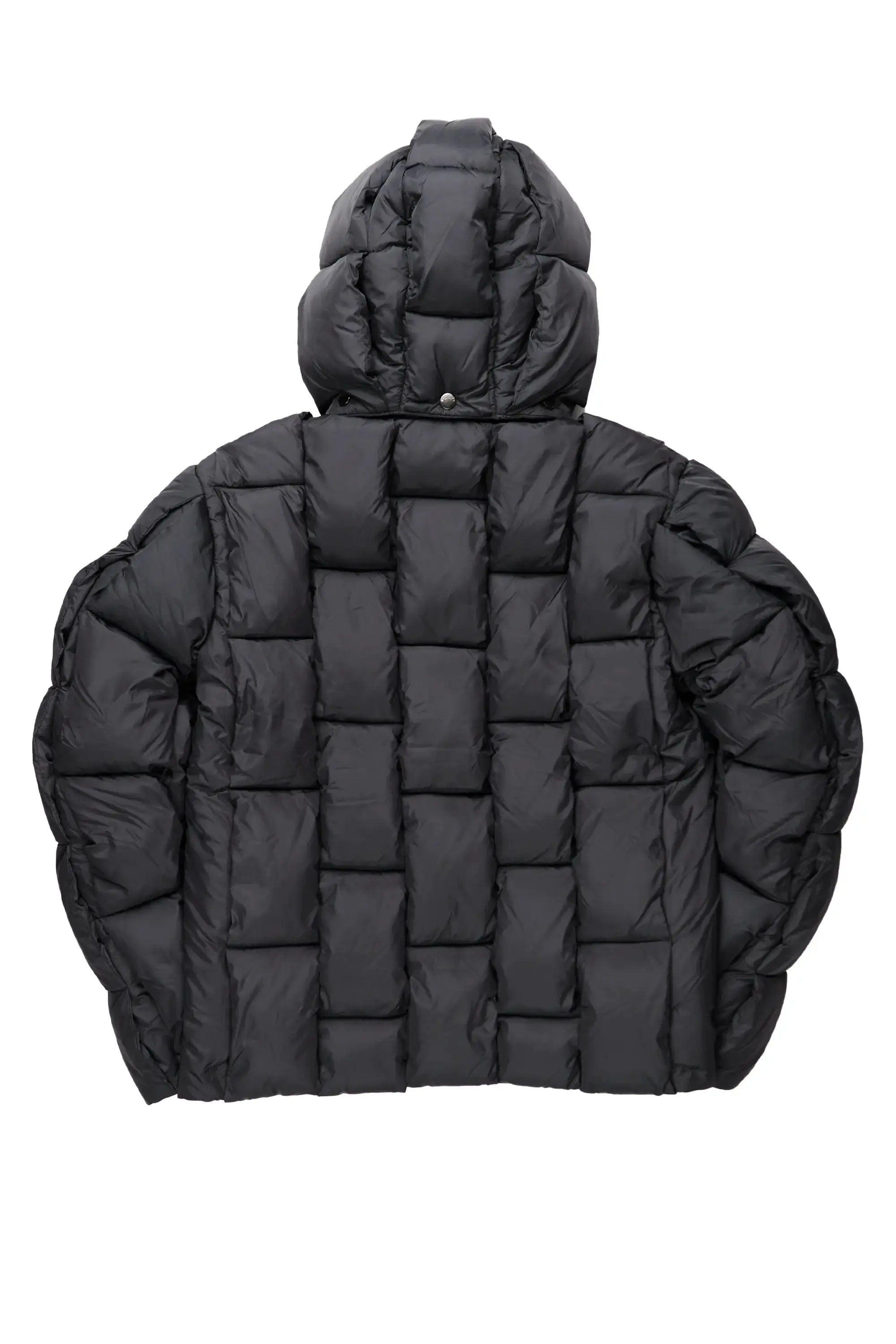 Marley Black Puffer Jacket Male Product Image