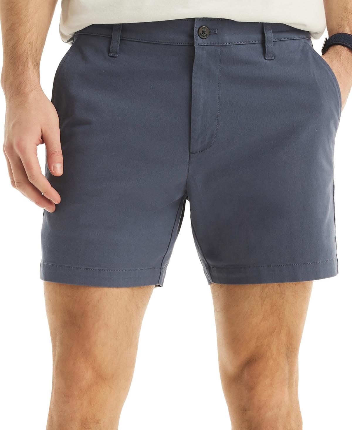 Nautica Stretch Twill Classic Fit Performance Deck Shorts (True Navy) Men's Shorts Product Image