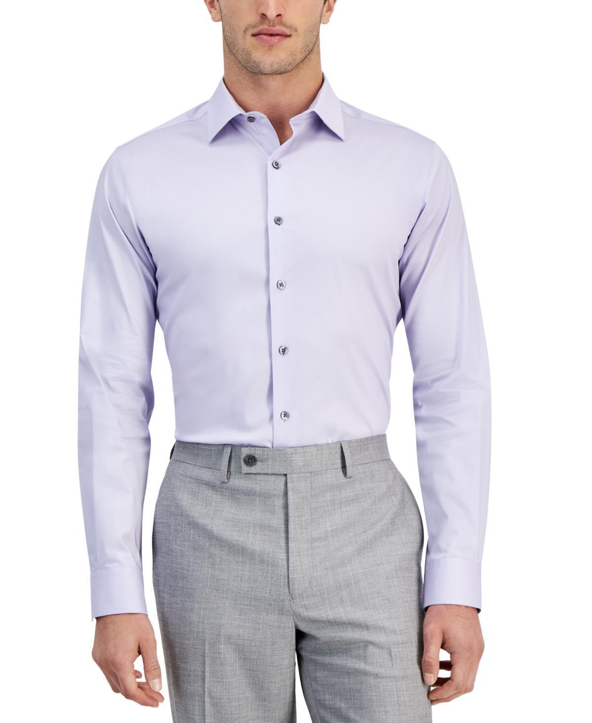 Alfani Mens Slim-Fit Temperature Regulating Dress Shirt, Created for Macys Product Image