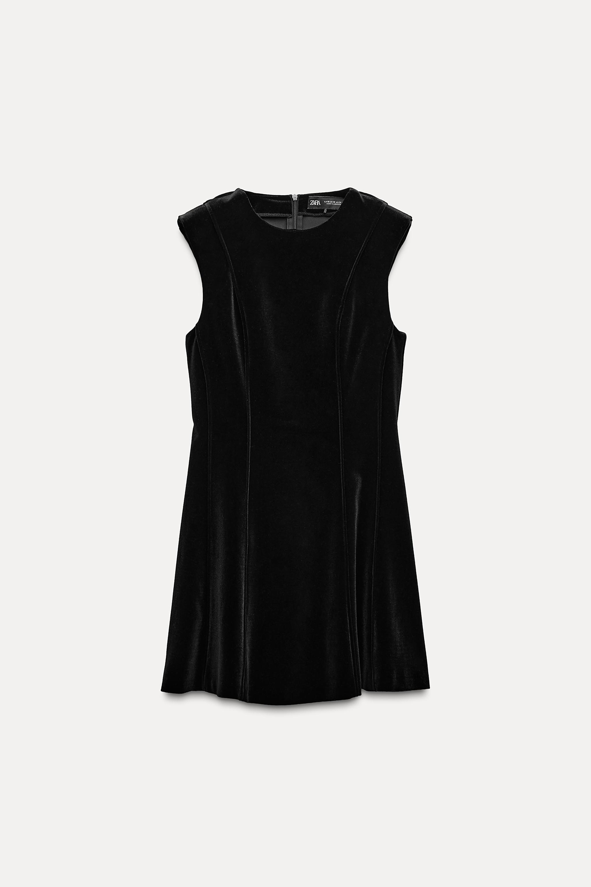 VELVET MINI DRESS Product Image