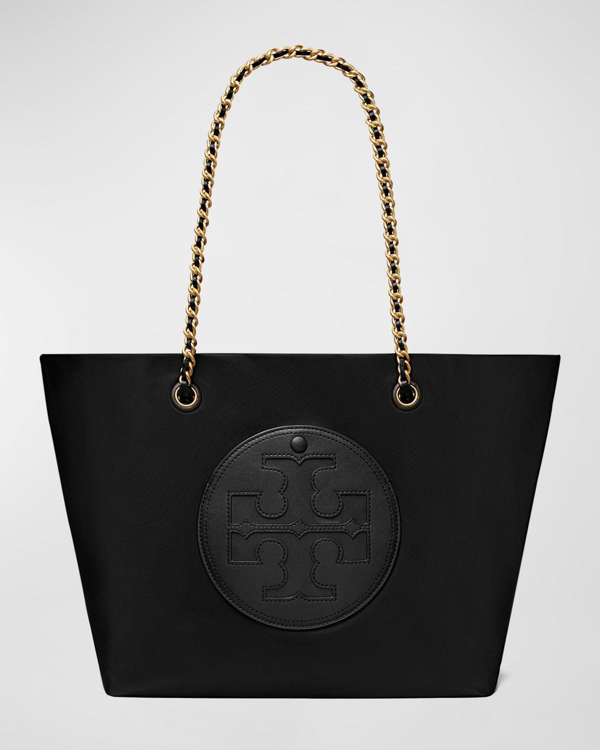 Womens Ella Leather Chain Tote Bag Product Image