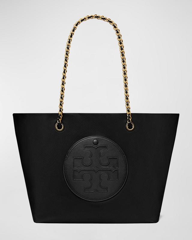 Womens Ella Leather Chain Tote Bag Product Image