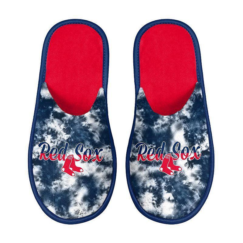 Womens FOCO Boston Red Sox Team Scuff Slide Slippers Blue Product Image