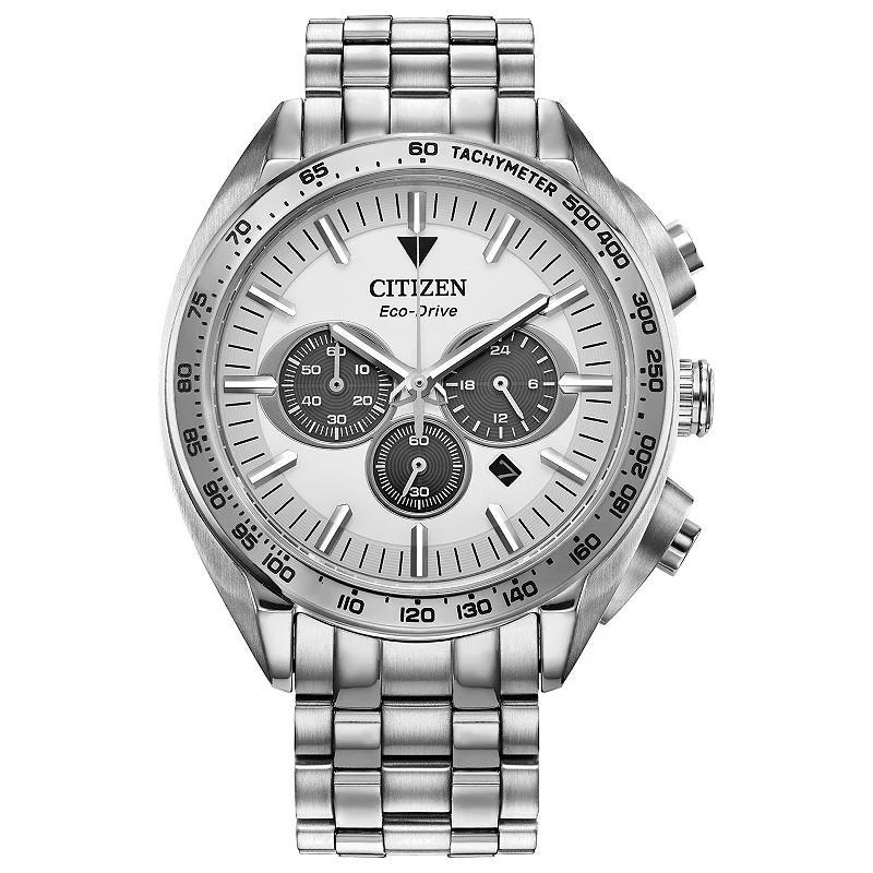 Citizen Mens Carson Chronograph Two Tone Stainless Steel Bracelet Watch Product Image