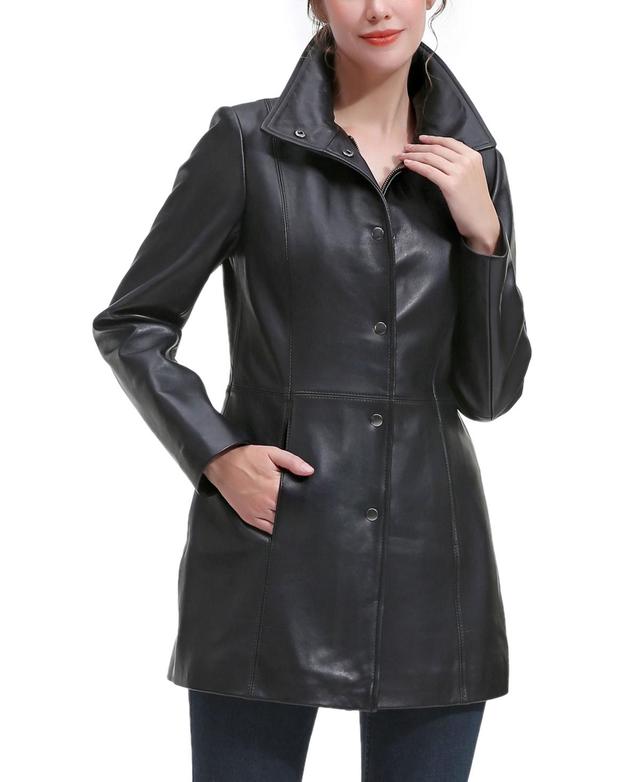 Bgsd Womens Rosie Leather Coat Product Image