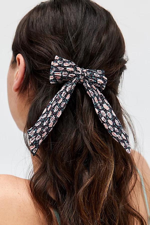 Ditsy Floral Hair Bow Clip Set Womens at Urban Outfitters Product Image