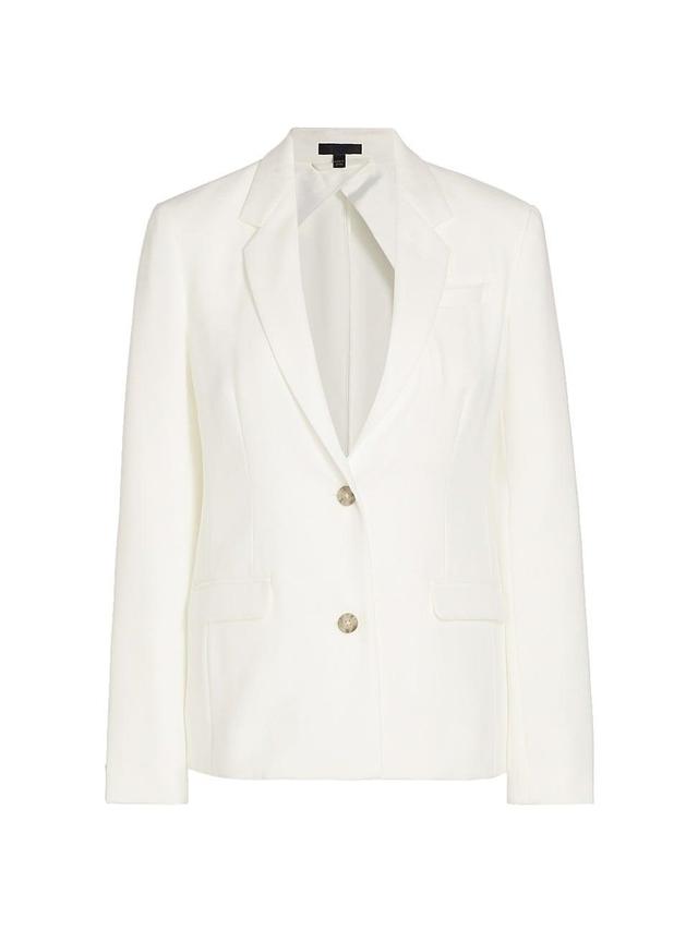 Womens Crepe Twill Blazer Product Image