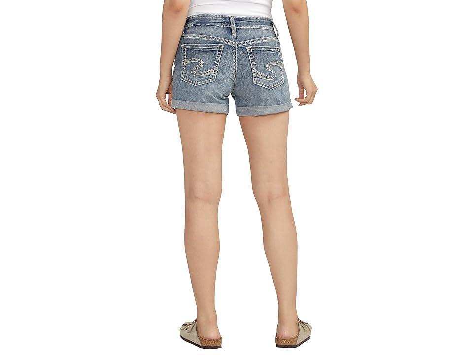 Silver Jeans Co. Luxe Stretch Cuff Denim Boyfriend Shorts Product Image