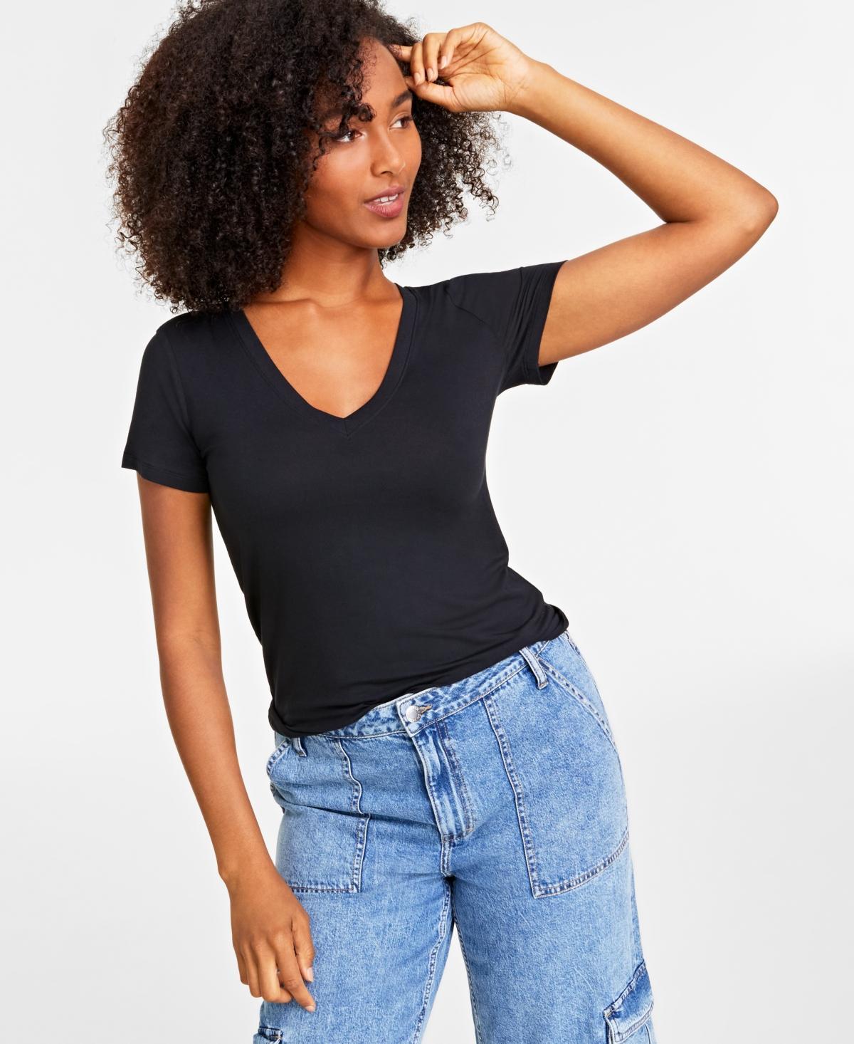 On 34th Womens Modal V-Neck T-Shirt, Created for Macys product image