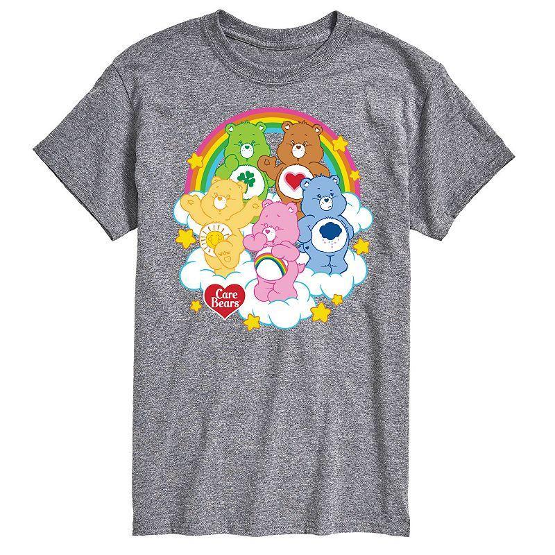 Big & Tall Care Bears Group On Clouds Graphic Tee, Mens Product Image