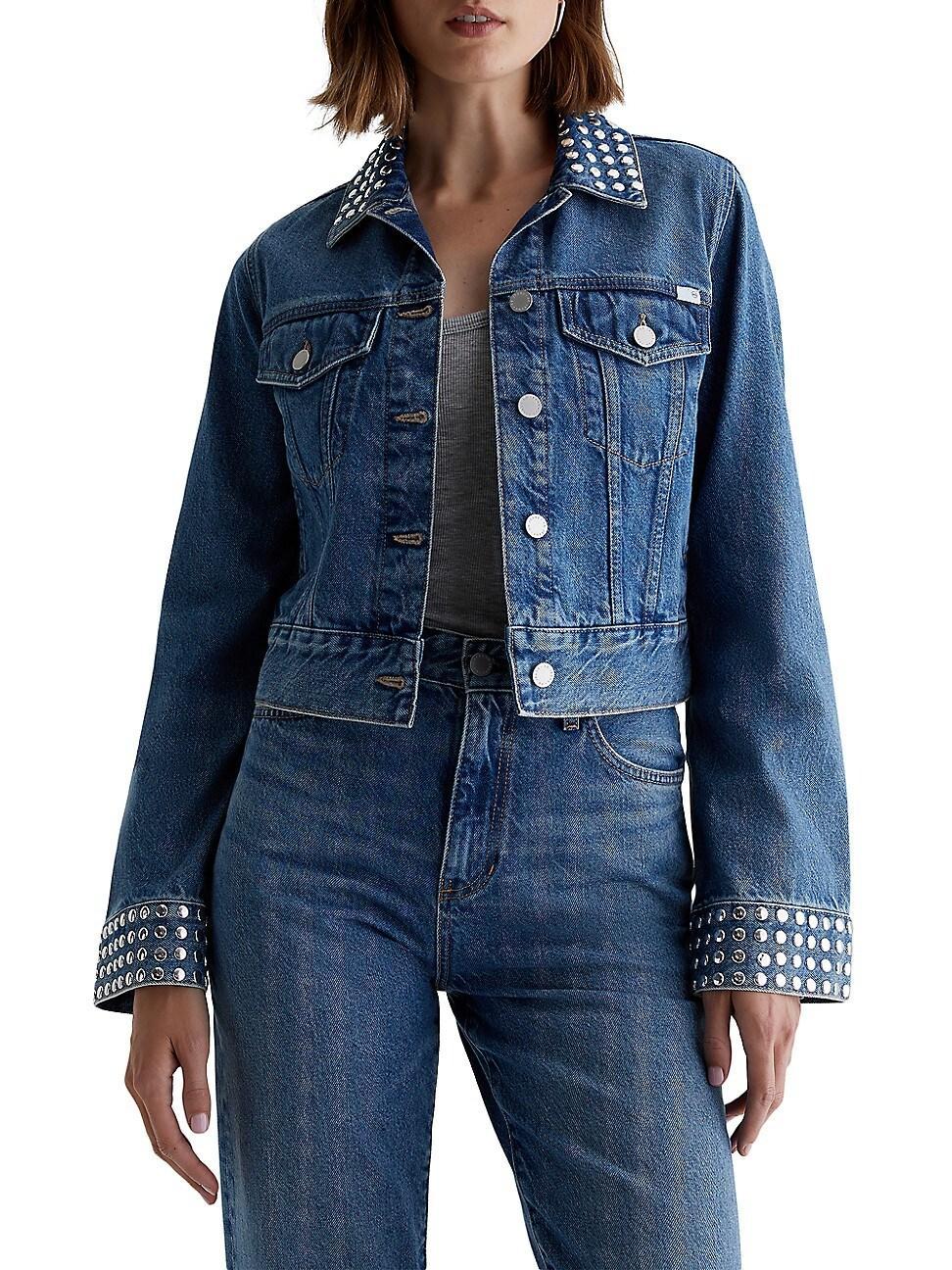 Womens Isa Studded Denim Jacket product image