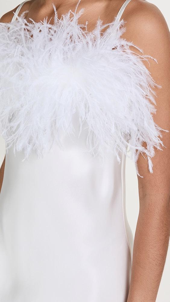 Sleeper Boheme Slip Dress with Feathers | Shopbop Product Image