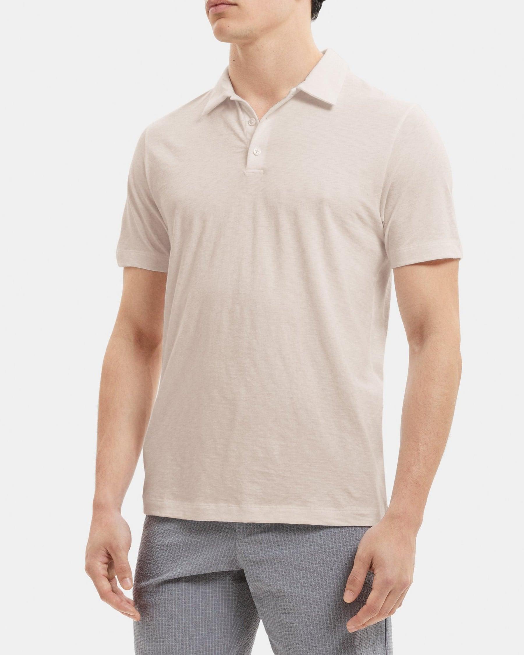 Polo Shirt in Slub Cotton Product Image