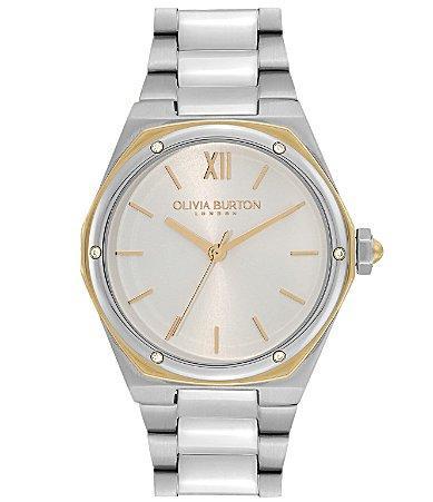 Olivia Burton Womens Sports Luxe Hexa Quartz Analog Stainless Steel Bracelet Watch Product Image