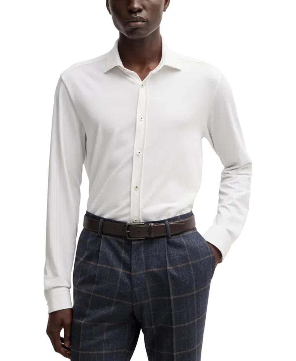 Boss by Hugo Boss Mens Slim-Fit Dress Shirt Product Image