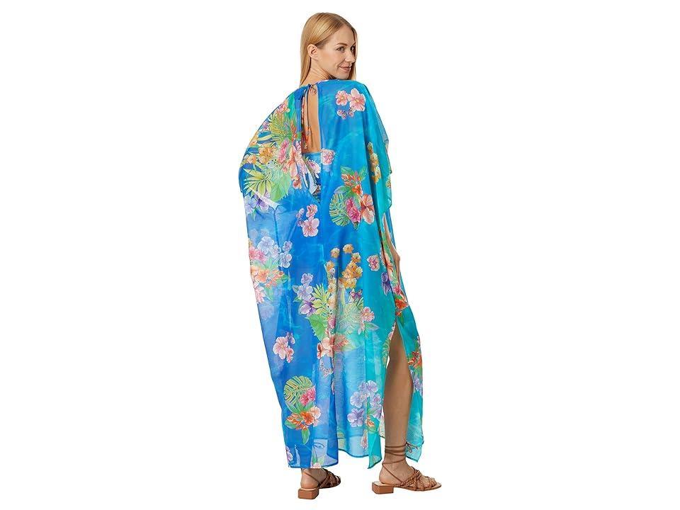 Johnny Was Tie-Dye Kaftan Women's Swimwear Product Image