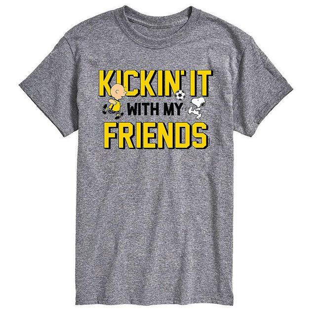 Big & Tall Peanuts Kickin It Tee, Mens Product Image