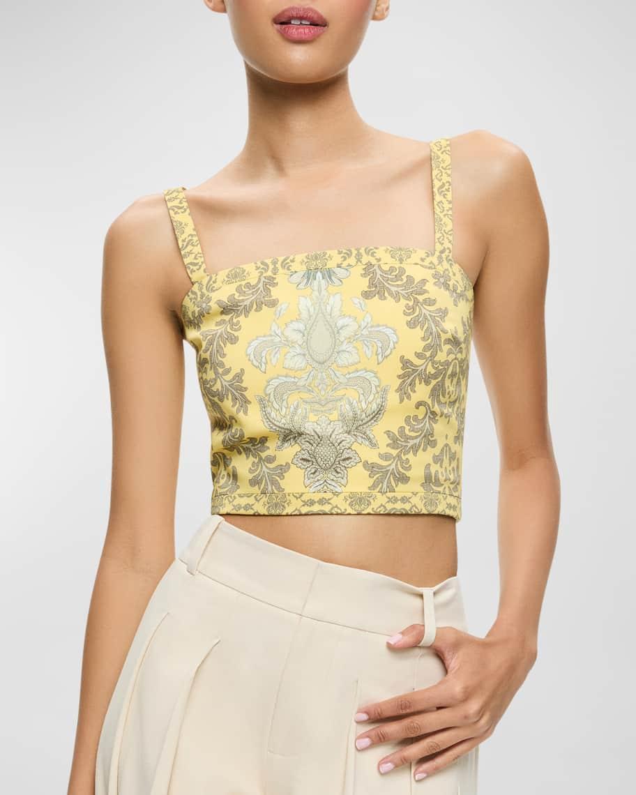 Sasha Lace-Up Cropped Top product image