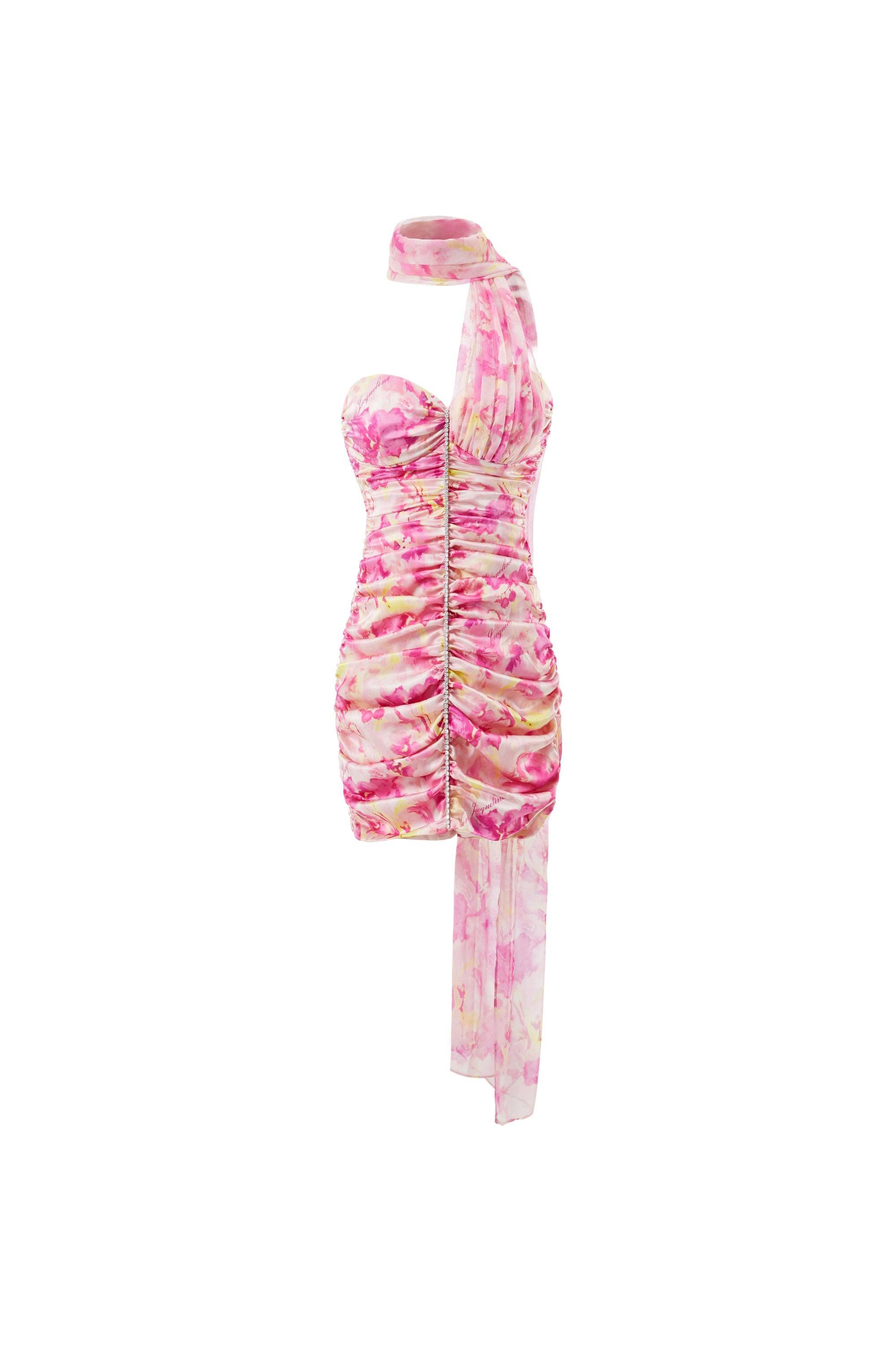 Celine Dress (Pink Pattern) (Final Sale) Product Image