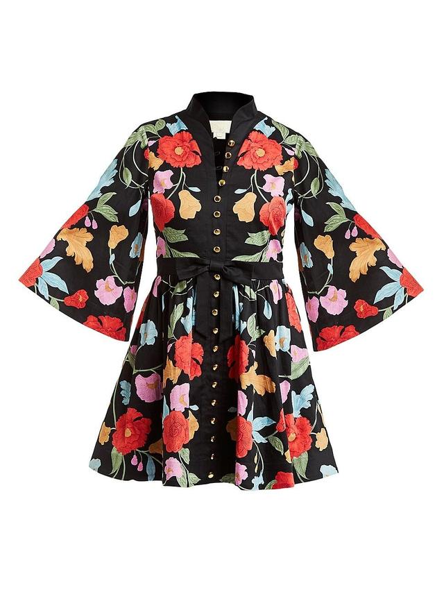 Womens Carmen Floral Minidress Product Image