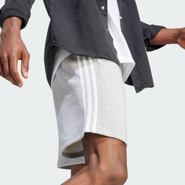 Essentials Fleece 3-Stripes Shorts Product Image