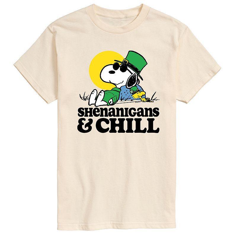 Mens Peanuts Shenanigans Chill Graphic Tee Product Image