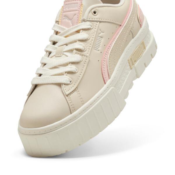 PUMA Mayze UT Muted Animal Women's Sneakers in Alpine Snow/Island Pink/Creamy Vanilla Product Image