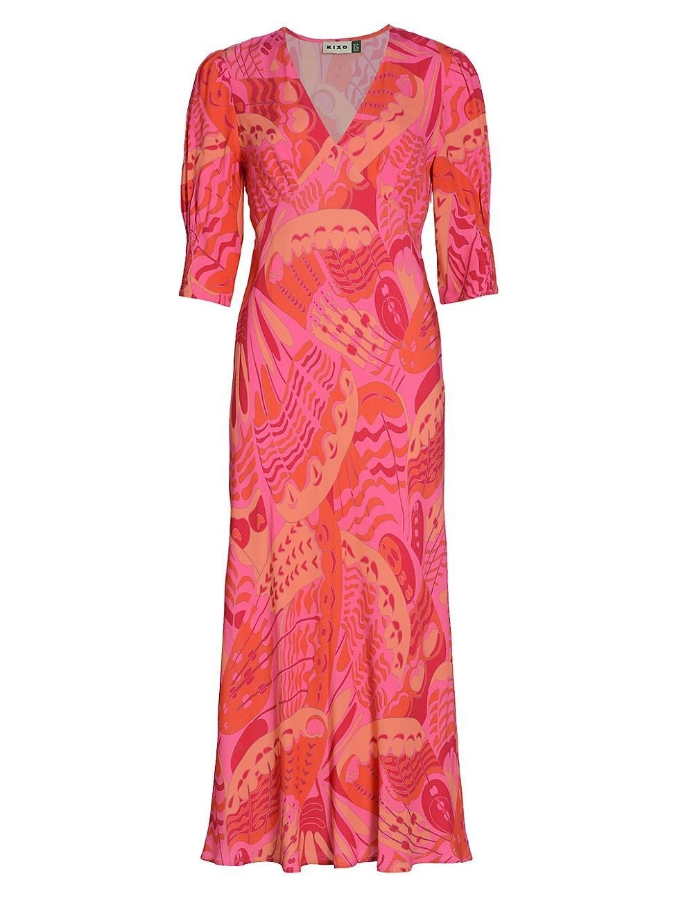 Womens In The Spirit Of Palm Beach Zadie Midi-Dress Product Image