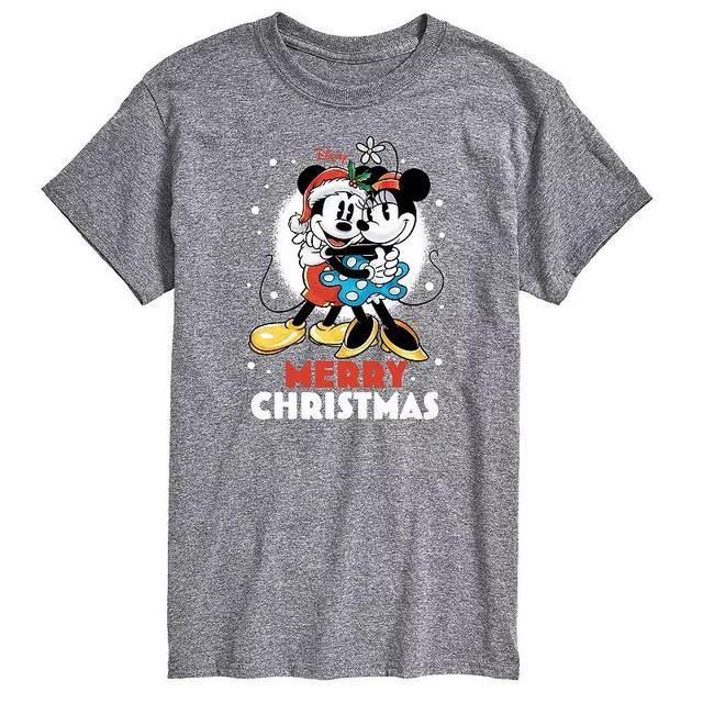 Disney Mens Merry Christmas Mickey Mouse Minnie Tee Product Image