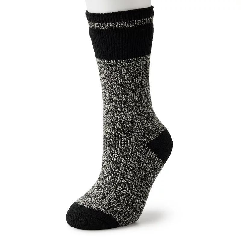 Womens Heat Holders Snowdrop Block Twist Crew Socks Product Image